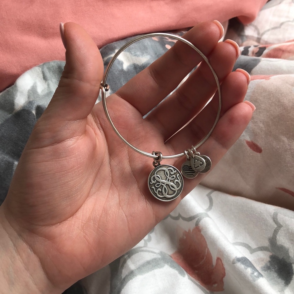 Sliver “infinity” Alex and ani bracelet